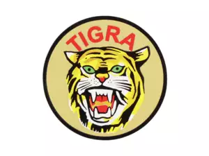 "TIGRA" Emblem Sticker, Ø 44 mm | Tigra Caravelle "TIGRA" Emblem Sticker, Ø 44 mm | Tigra Caravelle