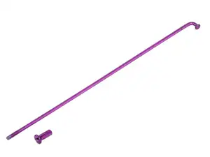 GPO 17" Speiche einzeln inkl. Nippel (2.9 x 188 mm) violett GPO 17" Speiche einzeln inkl. Nippel (2.9 x 188 mm) violett