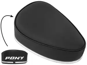 Seat bench "Pony" lettering black Seat bench "Pony" lettering black