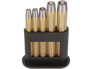 Nietenzieher / Nietdöpper-Set Kugelkopfnieten 5-tlg. Nietenzieher / Nietdöpper-Set Kugelkopfnieten 5-tlg.