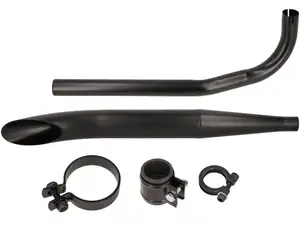 Auspuff-Set Sidepipe Ø 28 / 60 mm schwarz | Sachs 503 Auspuff-Set Sidepipe Ø 28 / 60 mm schwarz | Sachs 503